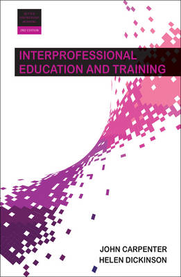 Interprofessional education and training