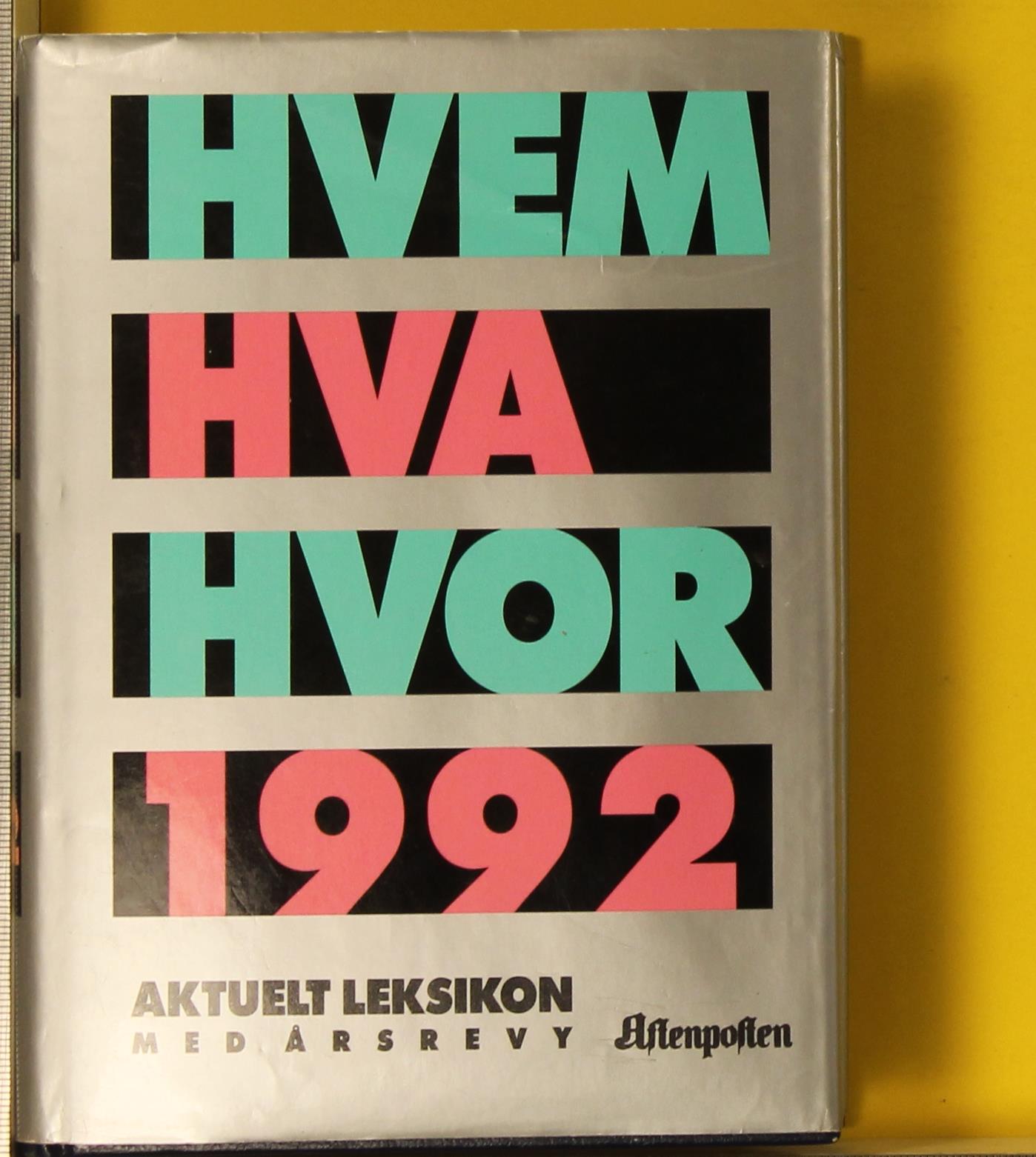 Hvem hva hvor 1992