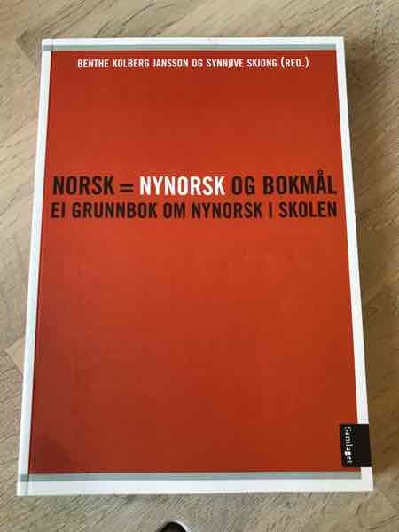 Norsk = nynorsk og bokmål 