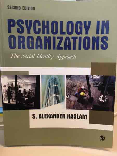 psychology in organizations