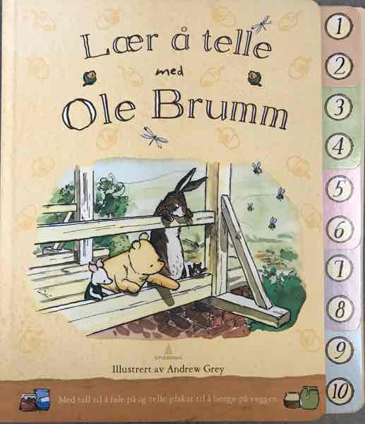 Lær å telle med Ole Brumm