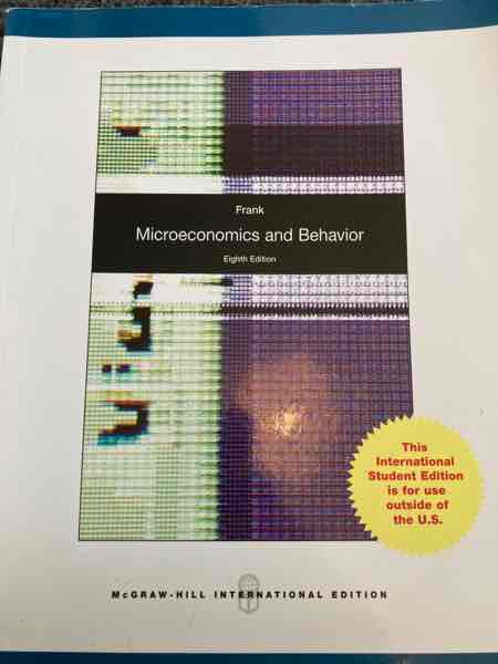 Microeconomics and Behavior
