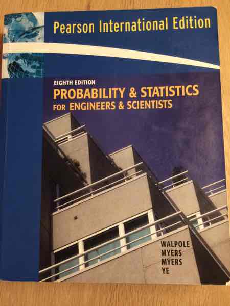 Probability & Statistics for Engineers and Scientists