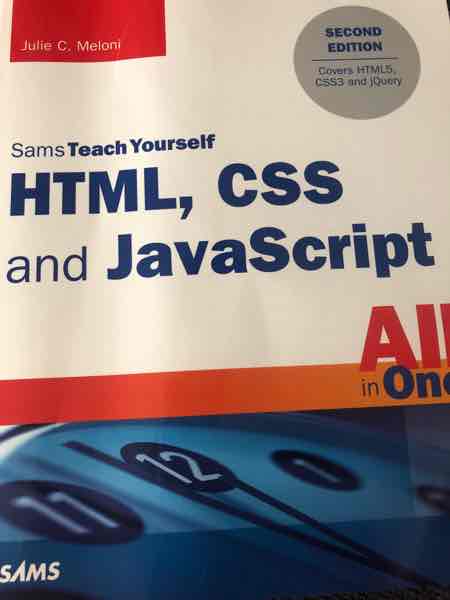 HTML, CSS and JavsScript