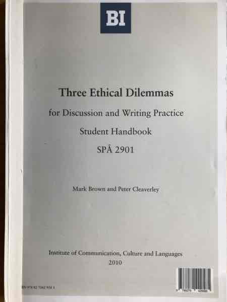 Three Ethical Dilemmas
