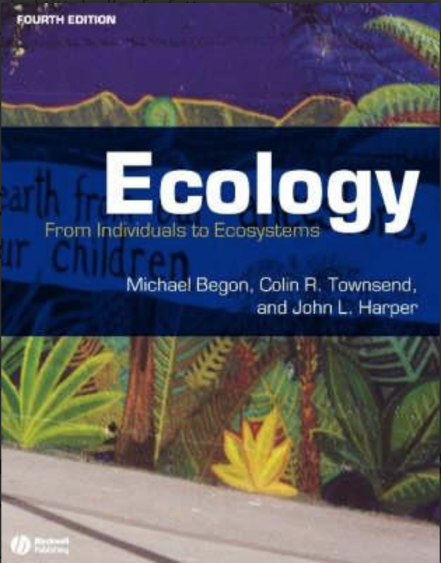 Ecology - from individuals to ecosystems