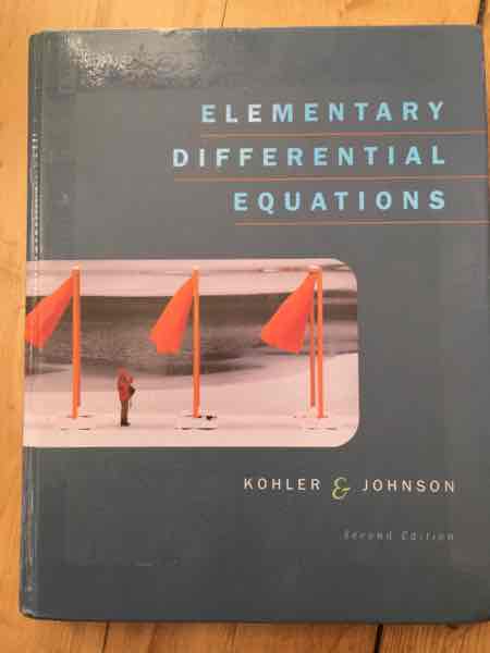 Elementary differential equations