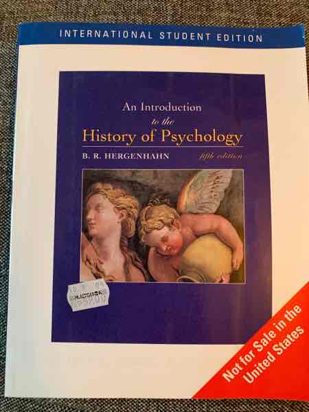 An introduction to the history of psychology