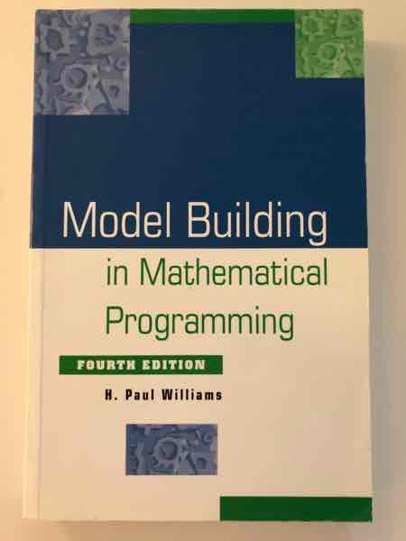 Model Building in Mathematical Programming