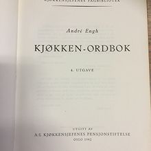 Kjøkken-ordbok