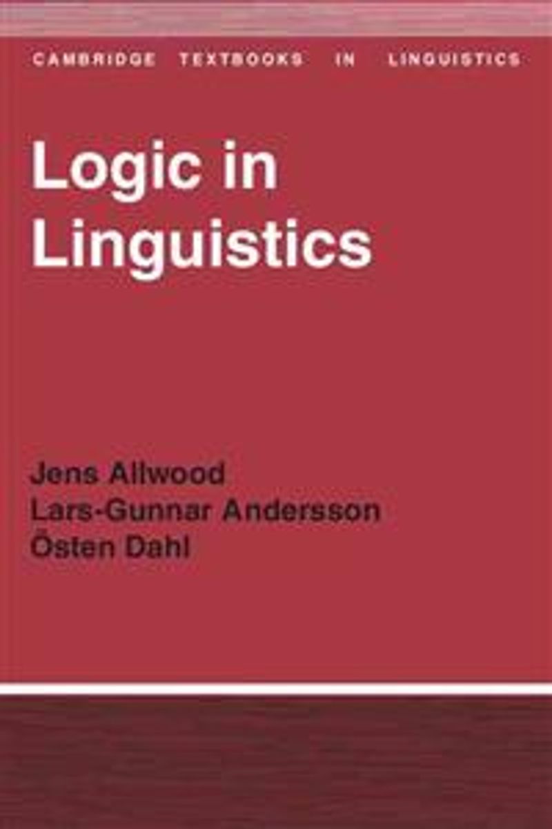 Logic in linguistics 