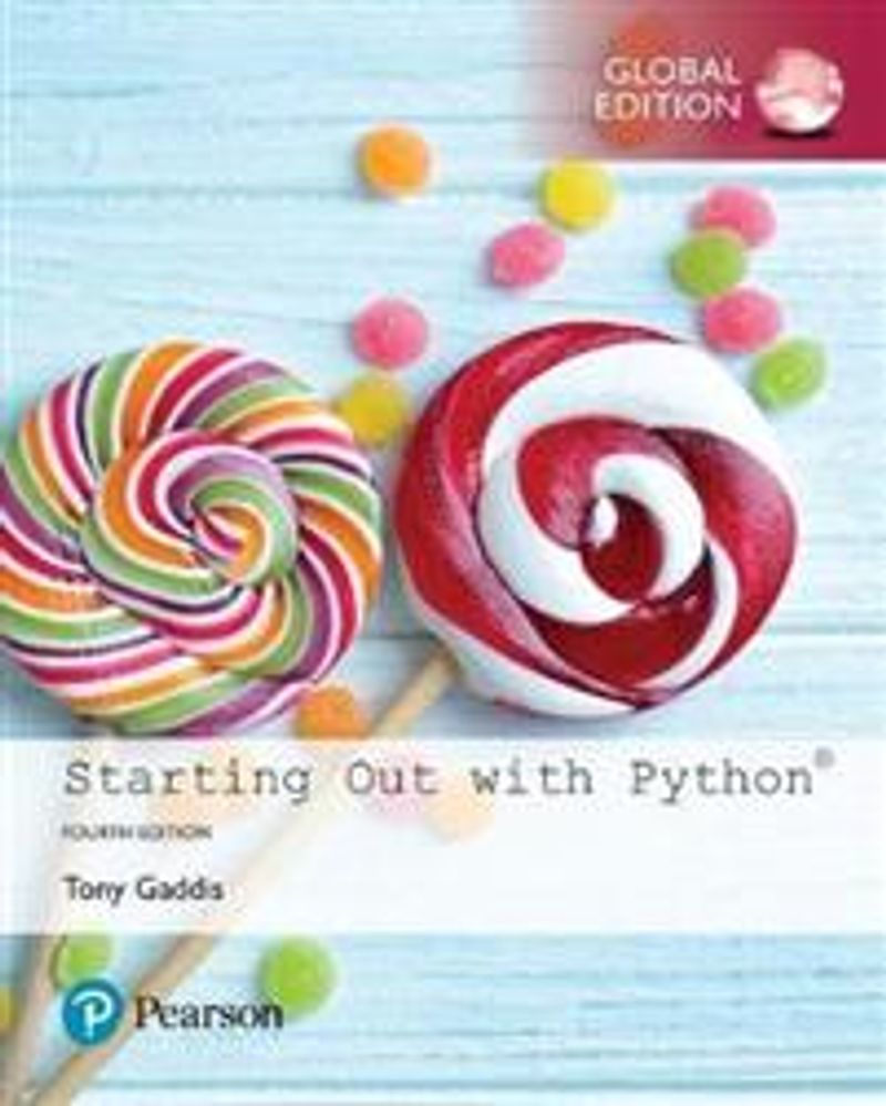 Starting Out with Python, Global Edition (4. utgave)