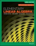 Elementary Linear Algebra (Applications version)