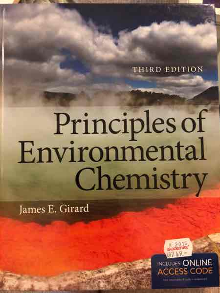 Principles of environmental chemistry