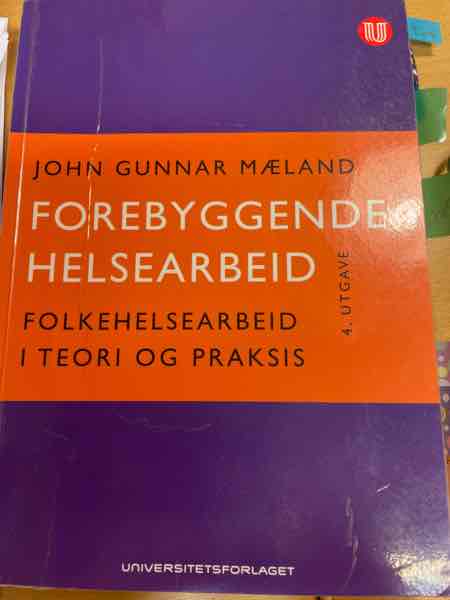Forebyggende helsearbeid