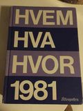 Hvem hva hvor 1981