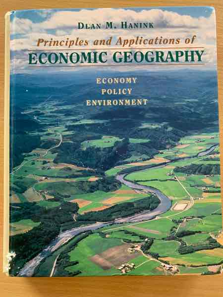 Principles and applications of economic geography