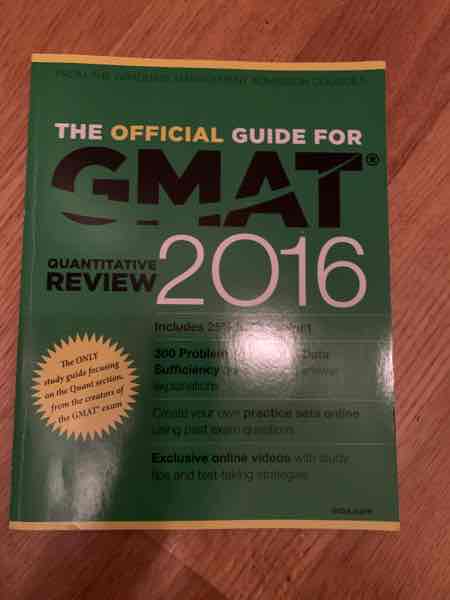 The official guide for GMAT 2016