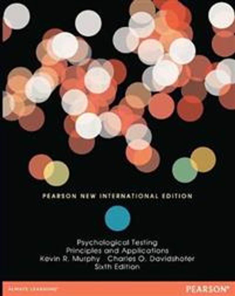 Psychological testing Principles and Applications