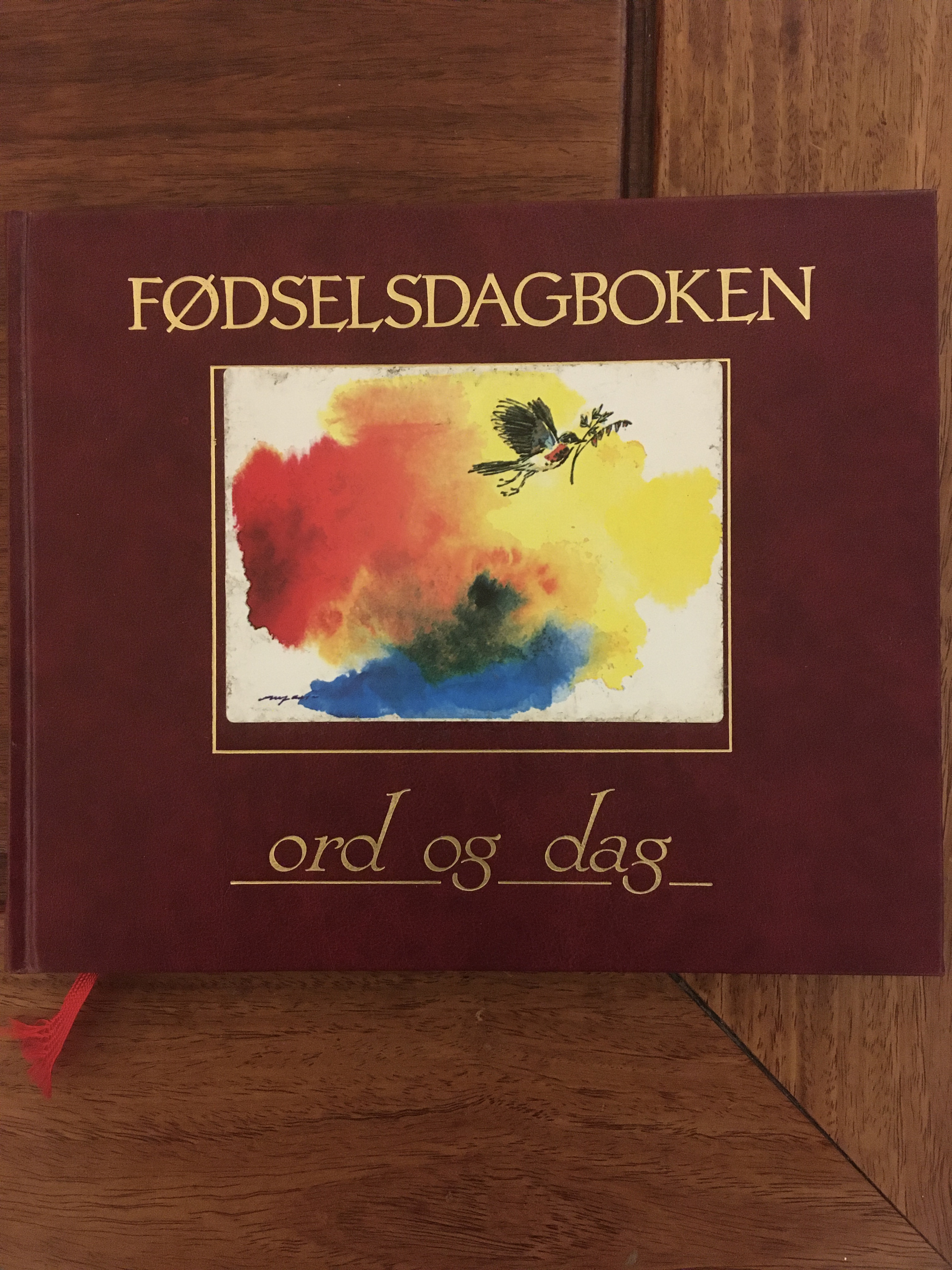 Fødselsdagboken. Ord og dag. 