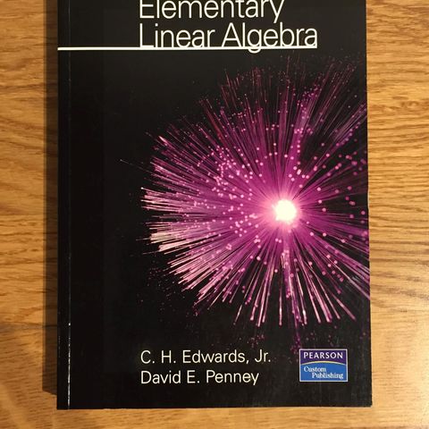 Elementary Linear Algebra 