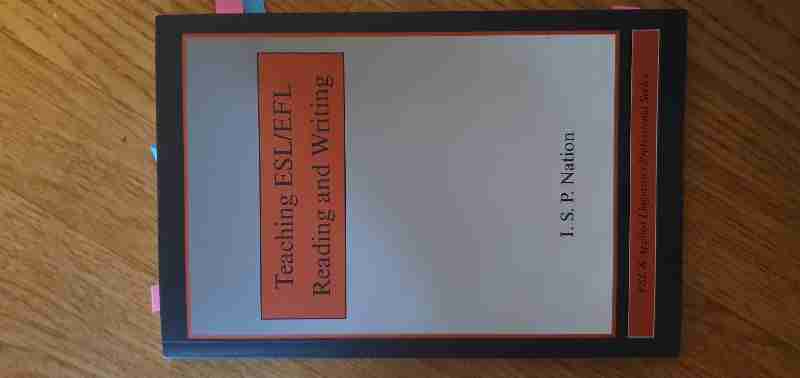 Teaching ESL/EFL Reading and Writing