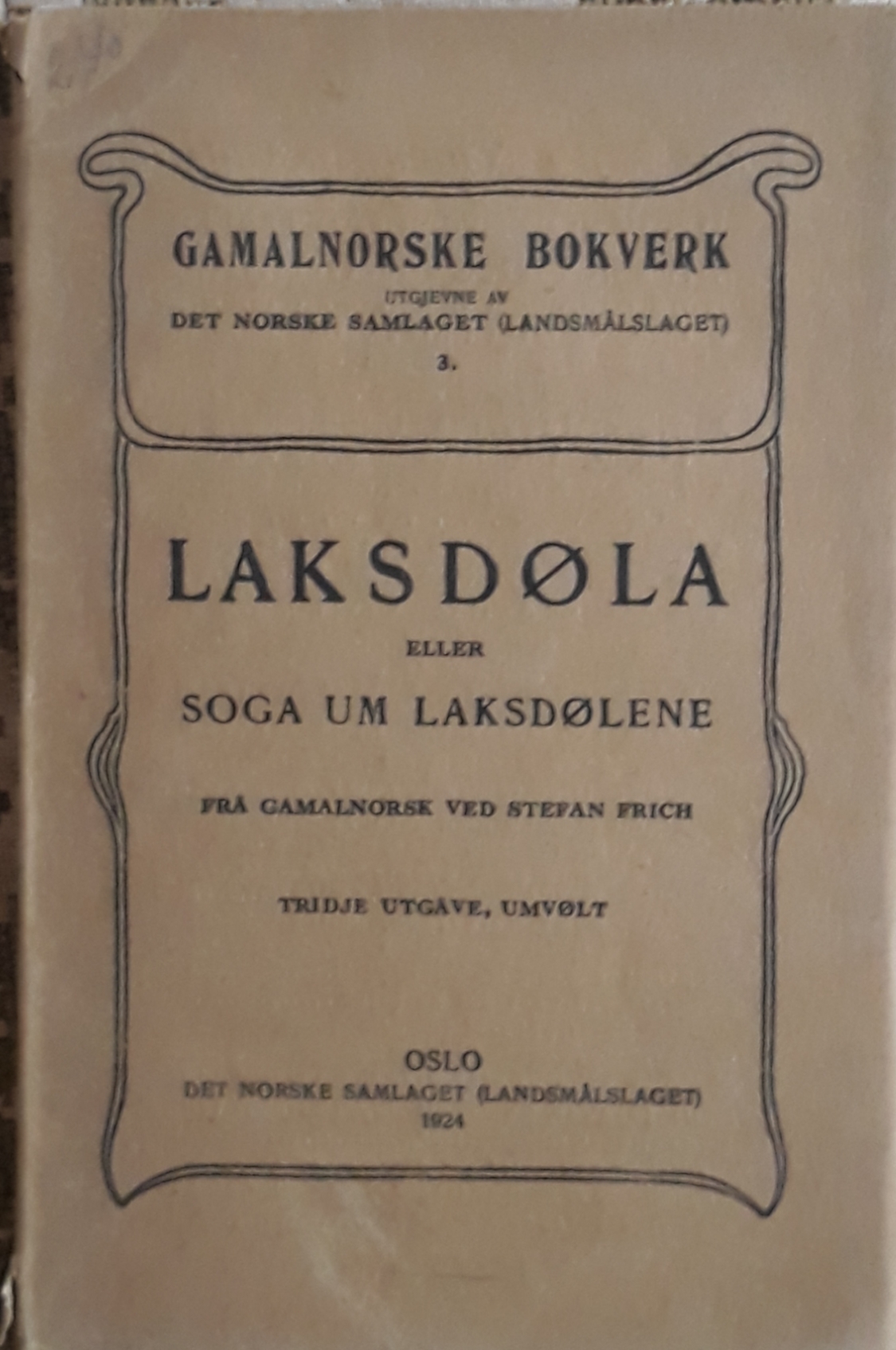 Laksdøla eller soga um Laksdølene