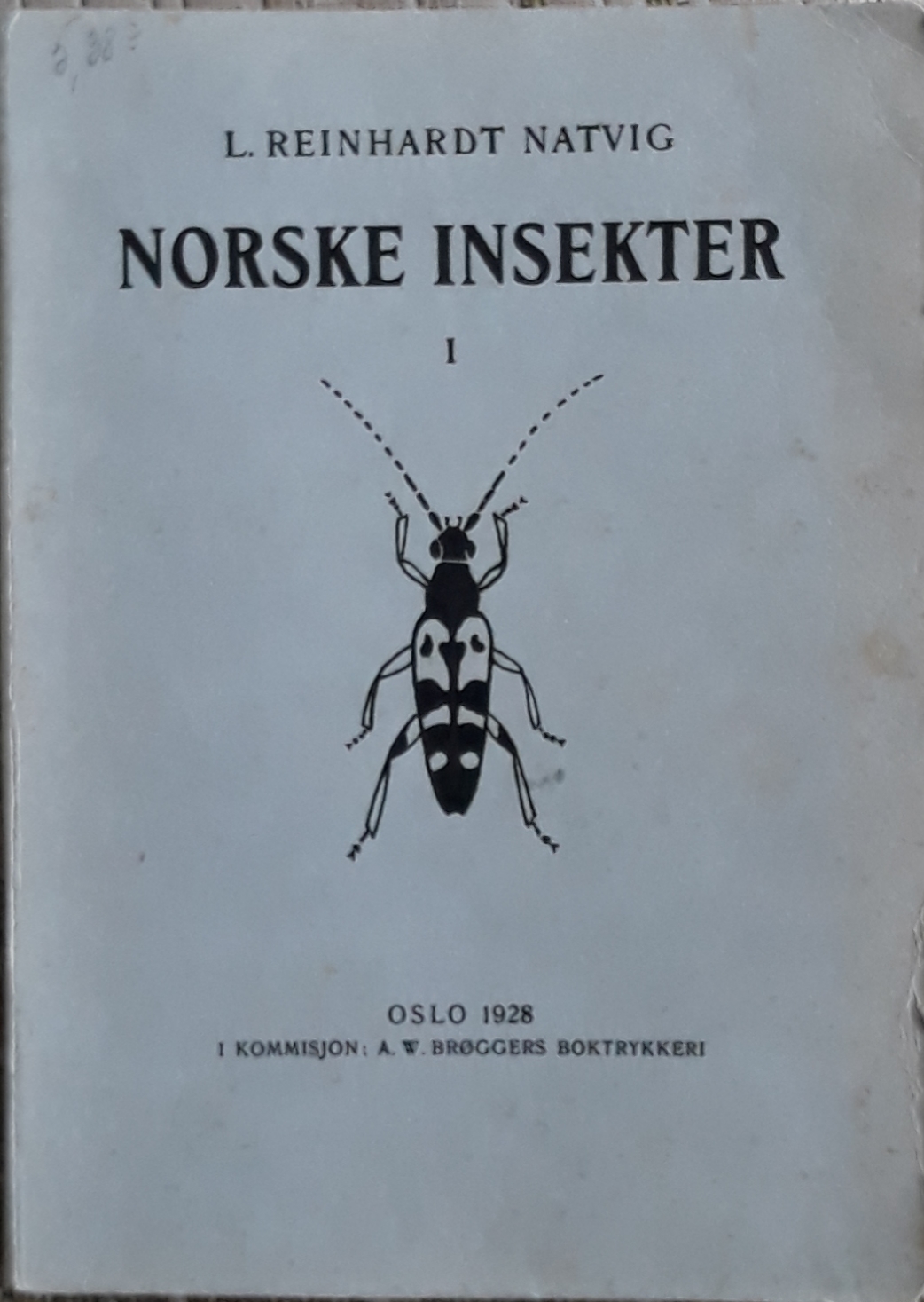 Norske insekter. I.