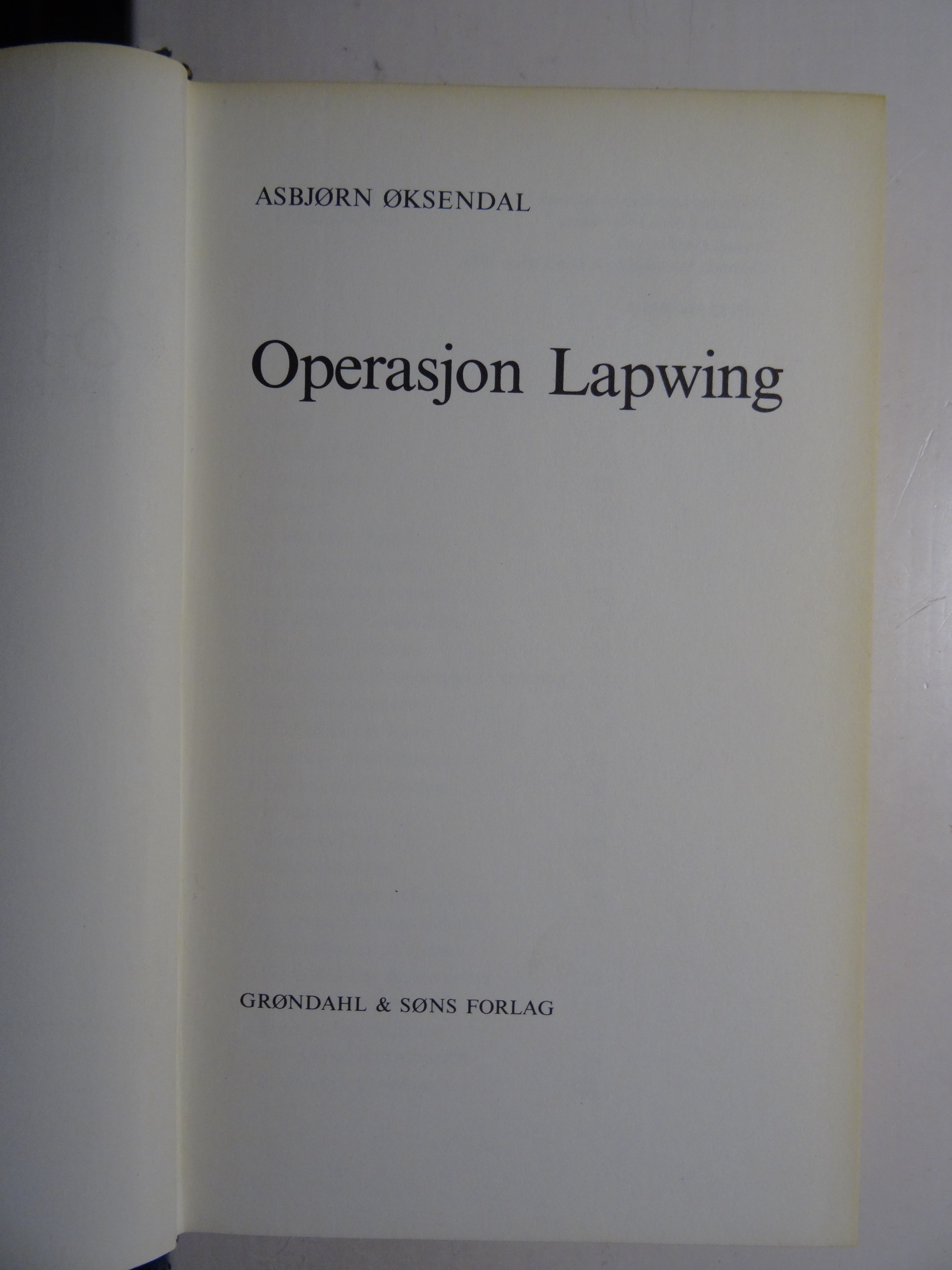 Operasjon Lapwing