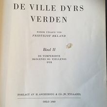 De ville dyrs verden bind 1 og 2