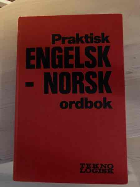 Praktisk ENGELSK-NORSK ordbok