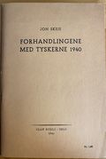 Forhandlingene med tyskerne 1940