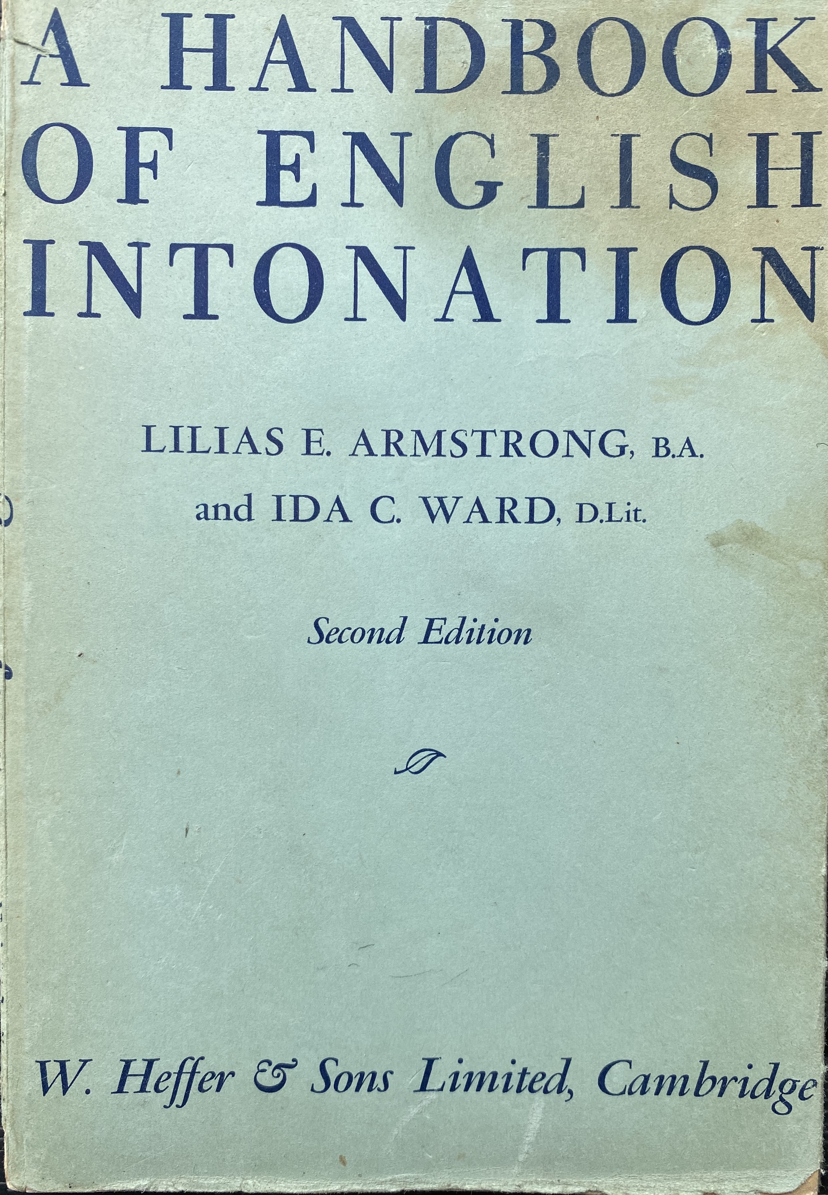 A handbook of english intonation. Second Edition