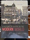 A History of Europe in the Modern World