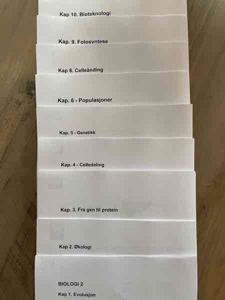 Biologi 2 notater