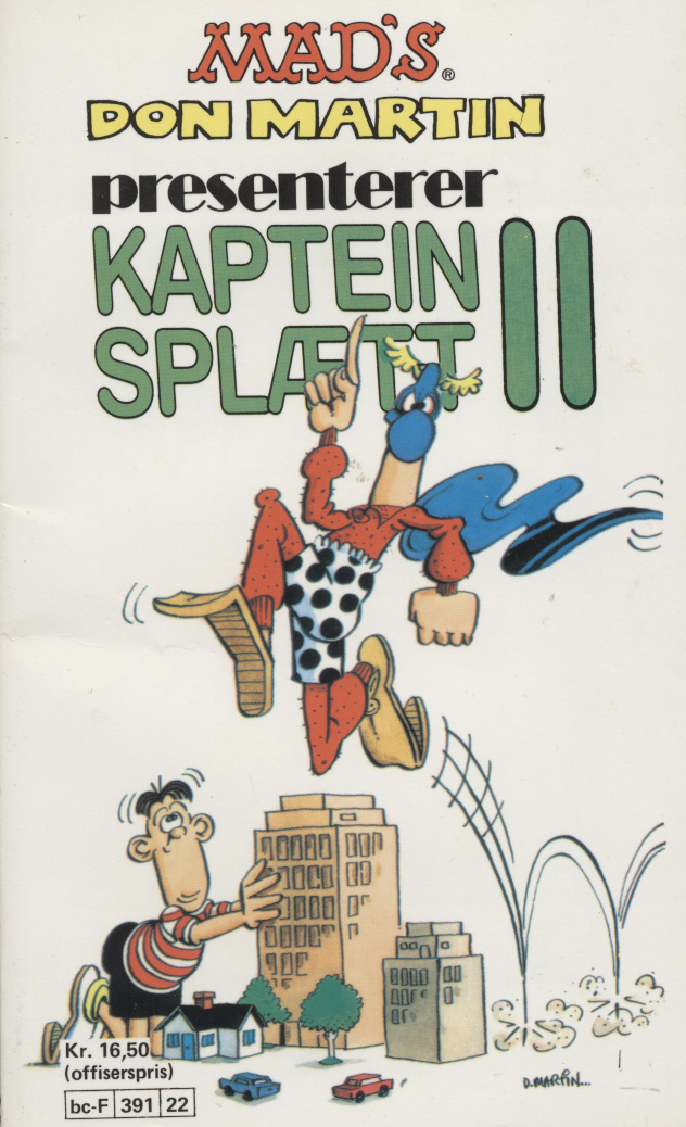 Don Martin presenterer Kaptein Splætt