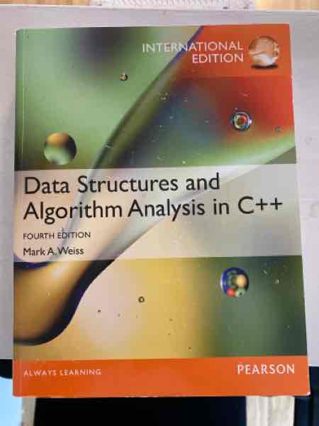Data Structures and Algorithm Analysis in C++