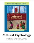Cultural Psychology