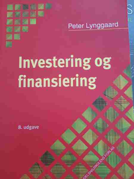 Investering og finansiering 