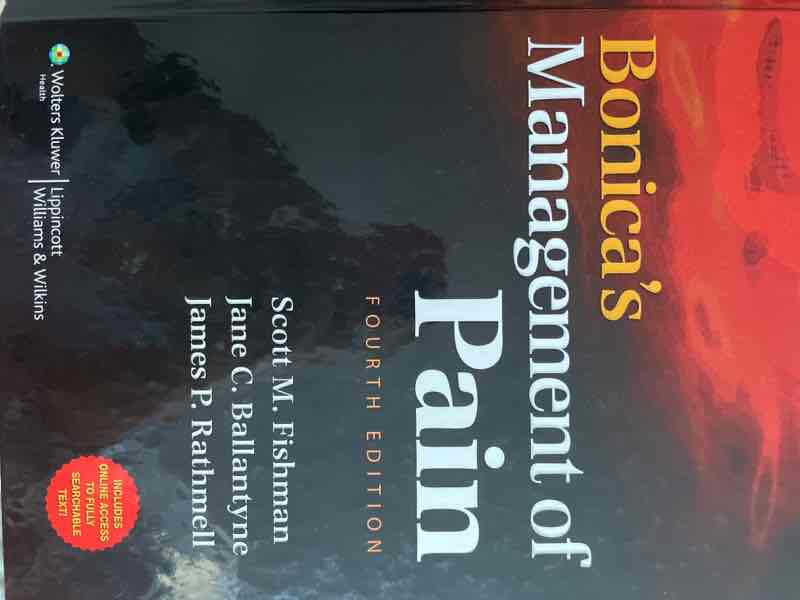 Bonica’s Management of Pain