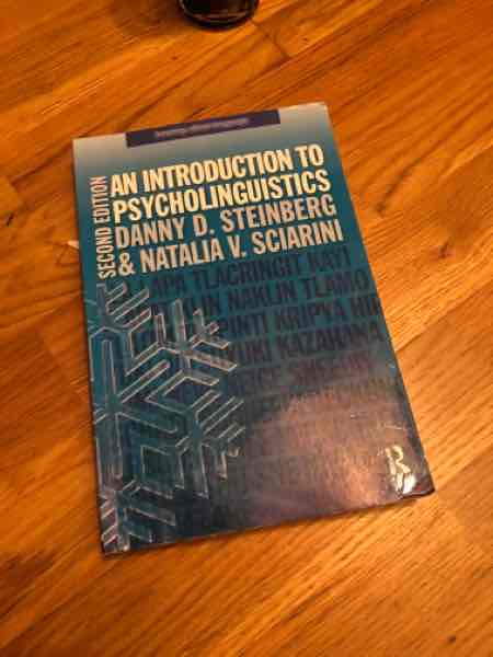 An introduction to psycholinguistics