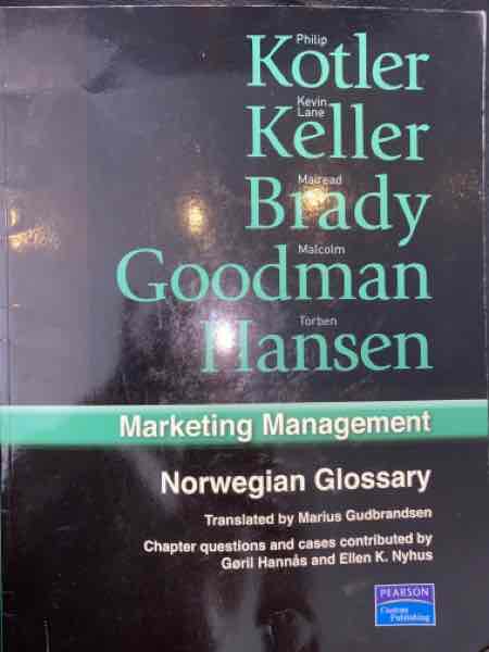 Marketing Management Norwegian Glossary