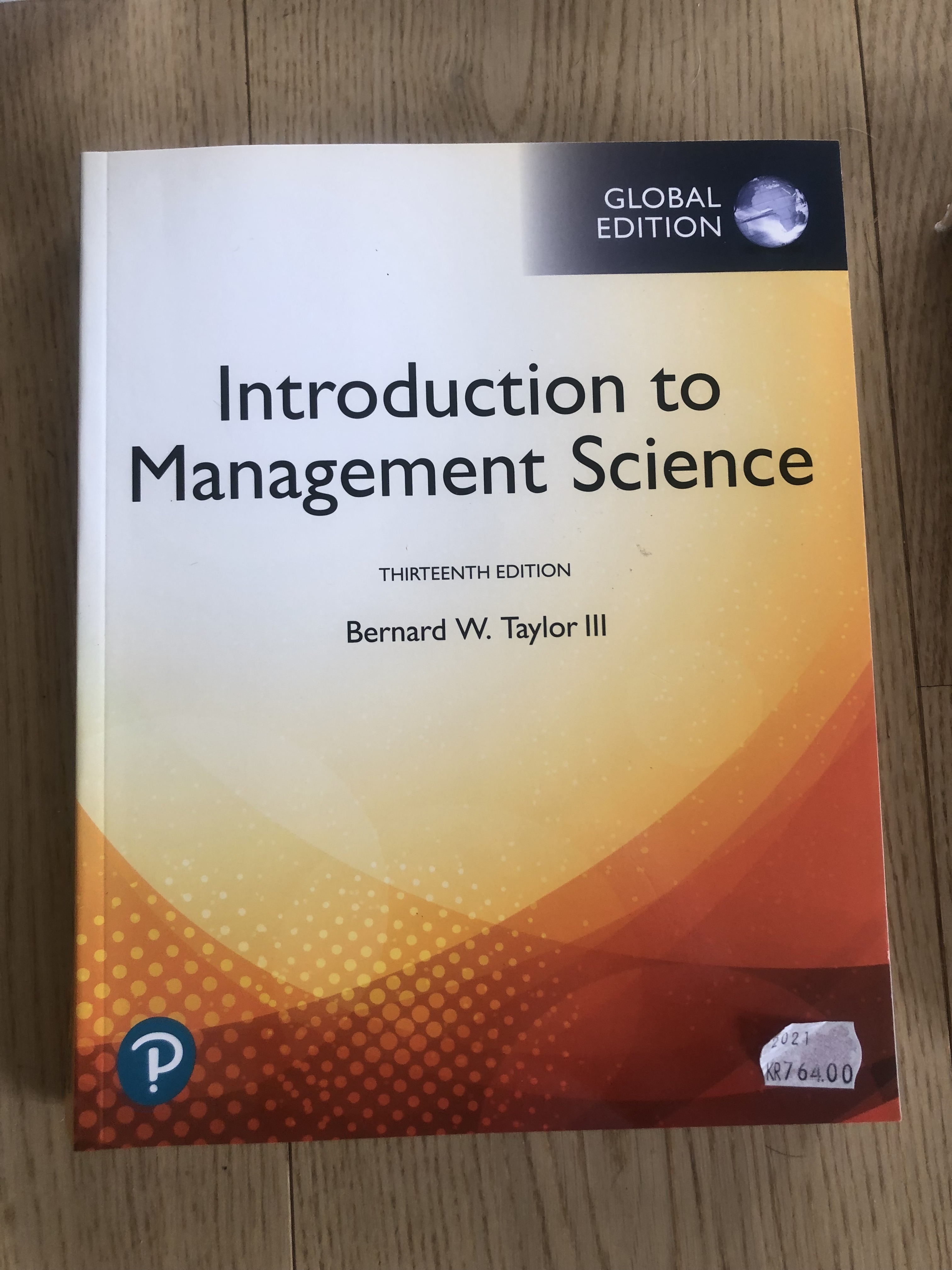 Introduction to management science