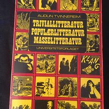 Triviallitteratur. Populærlitteratur. Masselitteratur. 
