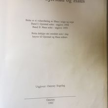 Ættebok for Gjerstad og Haus