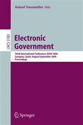 Electronic government : third international conference, EGOV 2004, Zaragoza, Spain, August 30-September 3, 2004 : proceedings