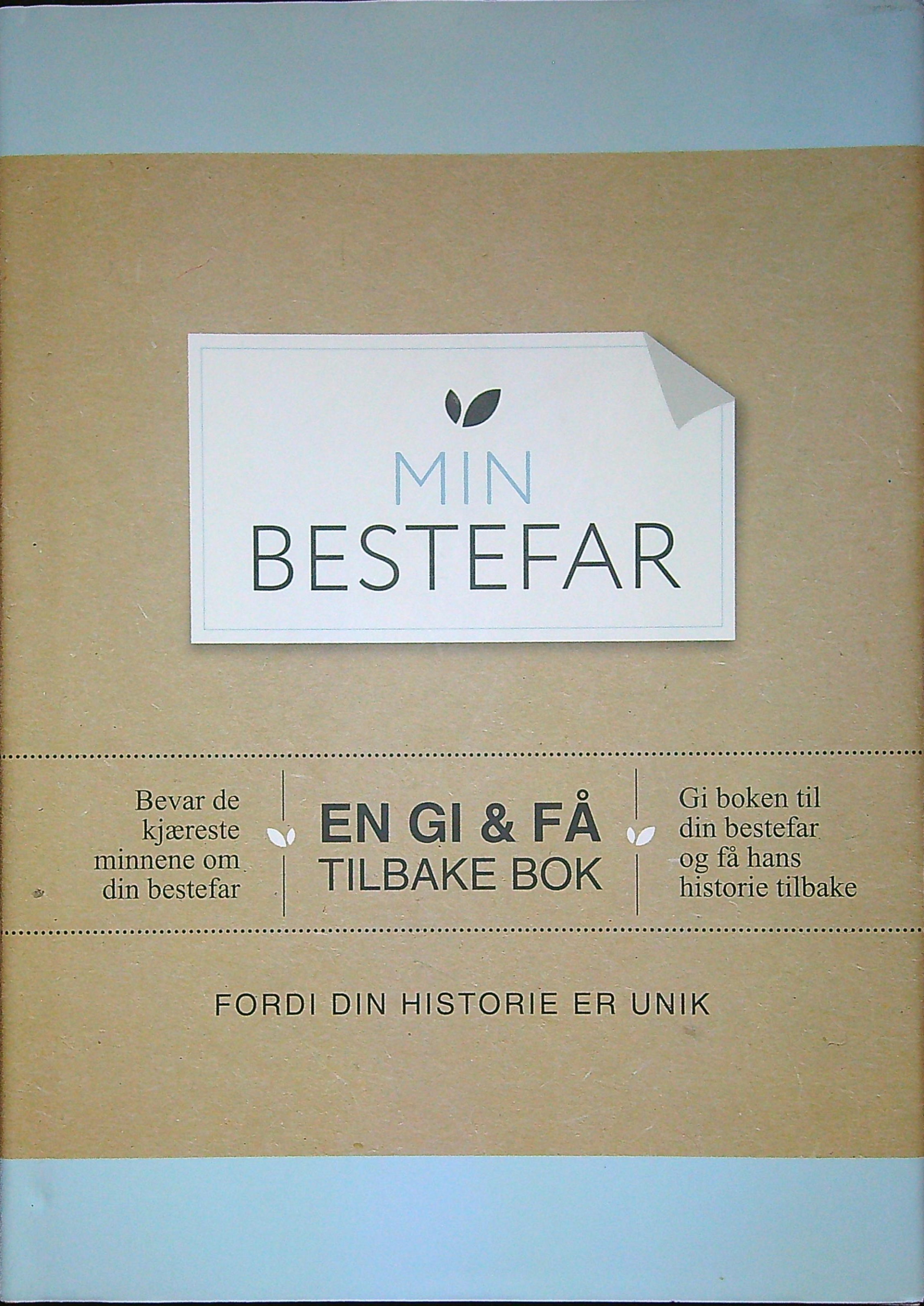 Min Bestefar – En gi og få tilbake bok