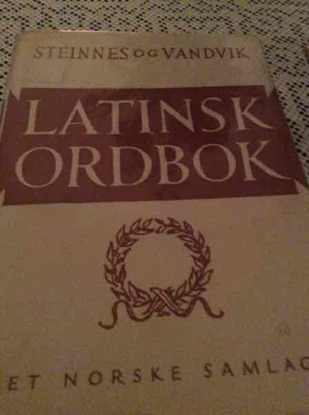 Latinsk ordbok