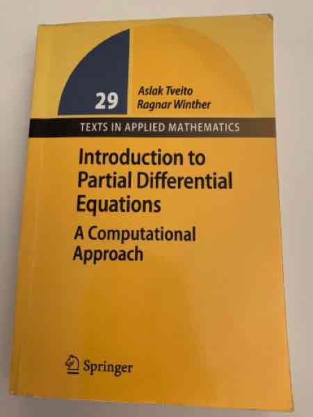 Introduction to partial differential equations