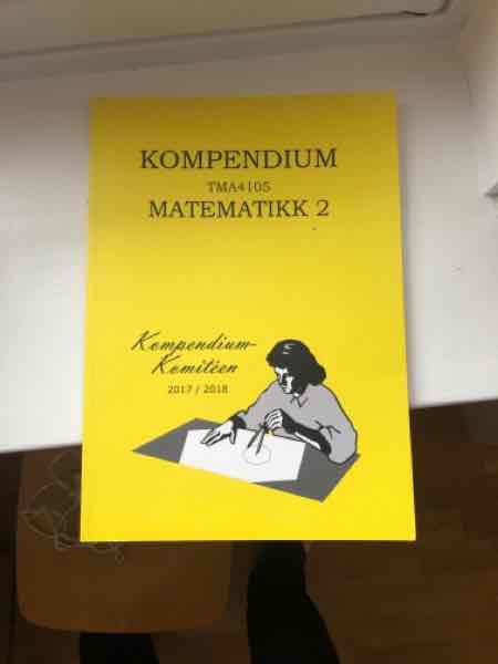 Matematikk 2 kompendium TMA4105